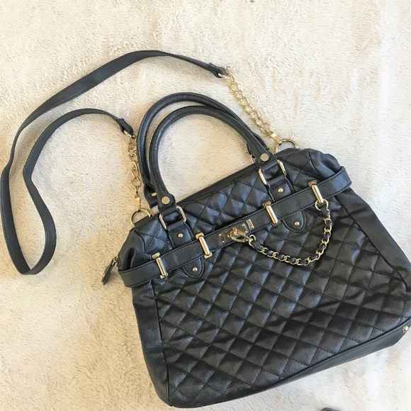 Steve Madden Bparker Quilted Satchel Purse - Picture 7 of 7